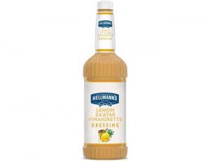 Hellmann's Salad Dressing Salad Bar Bottles Lemon Za'atar Vinaigrette 32 oz - 6 per case