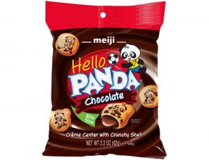 Hello Panda 70077 Meiji Chocolate Panda Cookies Bulk Box (2.2 Oz, 24 Per Case)