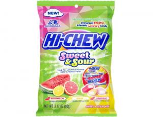 (Price/CASE)Hi-Chew 45120 Hi-Chew Sweet & Sour Mix 3.17oz Peg Ba