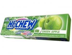 Hi Chew Green Apple Chewy Candy, 1.76 Ounce - 180 per case.