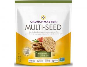 Crunchmaster Rosemary And Olive Oil Multi Seed Cracker (4 OZ, 12 Per Case)