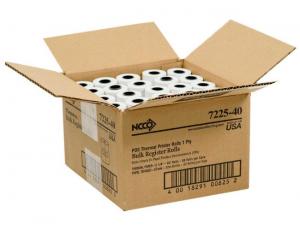 (Price/Case)National Checking 7225-40 Register Roll Thermal 1 Pl