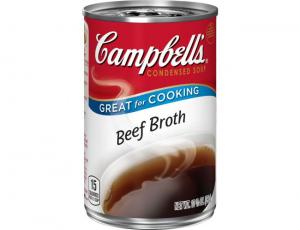 Campbells Condensed Beef Broth - 10.5 oz. can, 12 per case