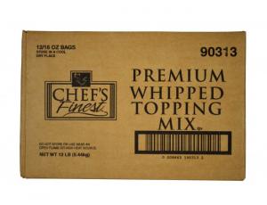 Chefs Finest Whipped Topping Mix, 16 Ounce - 12 per case.