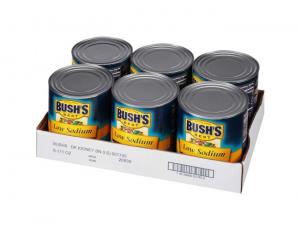 Bushs Best Low Sodium Dark Red Kidney Beans, 111 Ounce - 6 per case.