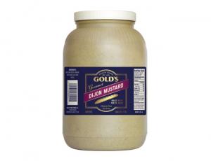 Golds Dijon Mustard, 1 Gallon - 4 per case.