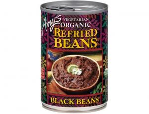 Amys Organic Refried Black Beans, 15.4 Ounce - 12 per case.