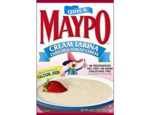 Homestate Farms Maypo Cream Farina Oatmeal Cereal, 28 Ounce