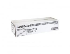 (Price/Case)Handgards 305214003 Stirrer Coffee Wood 7.5 5-1000 E