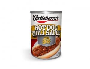 Castleberrys Hot Dog Chili Sauce, Number 10 Can - 6 per case.