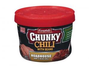 CHUNKY Roadhouse Chili - 15.25 oz. microwavable bowl, 8 per case