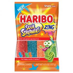 (Price/CASE)Haribo 75004 Haribo Confectionery Sour Streamers 4.5