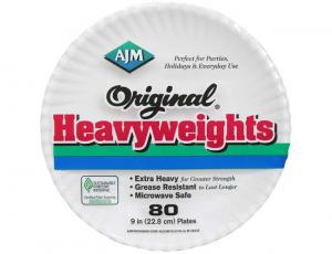 12 PACKS : Original Heavyweights Paper Plates