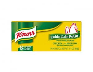 Knorr Chicken Flavor Bouillon Cube, 3.1 Ounce - 48 per case.
