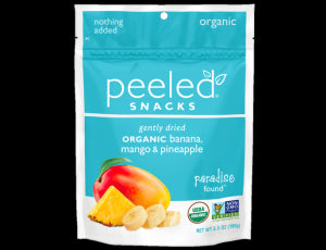 Peeled Paradise Found Snacks, 3.5 Ounce - 12 per case.