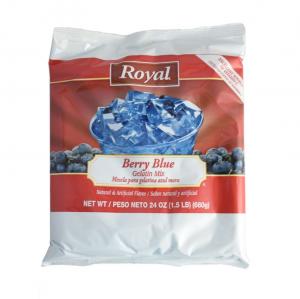 Royal Berry Blue Gelatin, 24 Ounce - 12 per case.