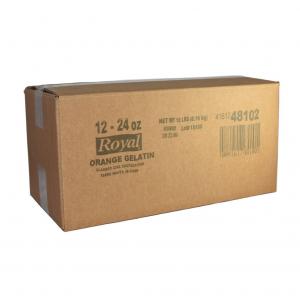 Royal Orange Gelatin, 24 Ounce - 12 per case.
