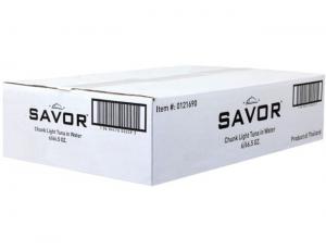 Savor Imports Chunk Light Skipjack Tuna, 66.5 Ounce - 6 per case.