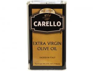 SAVOR IMPORTS-CARELLO Extra Virgin Olive Oil (3 Ltr Cans, Pack Of 4)