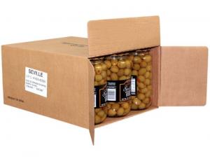 Seville Stuffed Queen Olive, 21 Ounce - 12 per case.