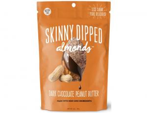 Skinny Dipped Almonds CHP003 Dark Chocolate & Peanut Butter (3.5 Oz, 10 Pack)