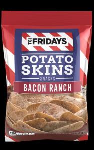 TGI Fridays Bacon Ranch Potato Skin chips, 3 Ounce - 6 per case.