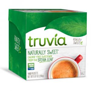 Truvia 2 Gram Sweetener, 140 count per pack - 6 per case.