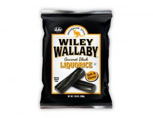 Wiley Wallaby Black Aussie Licorice, 7.05 Ounce - 12 per case.