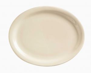 World Tableware Kingsmen White Ultima Platter, 13 1/4 inch - 12 per case