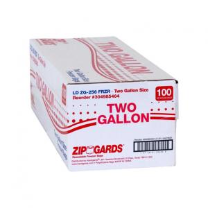 Zipgards 304985464 Zipgard Freezer Bag Two Gallon 2.7Mil 1-100 E