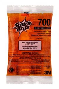 Scotch Brite 3M Food Services Trade Quick Clean Griddle Liquid Packet 3.2 oz (PACK OF 40)