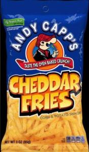 Andy Capp Conagra Dry Retail Cheddar Fries, Corn & Potato (3 Oz, Pack Of 35)