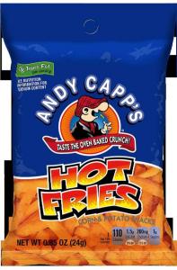 Andy Capp Conagra Dry Retail Hot Fries 0.85 oz (PACK OF 72)