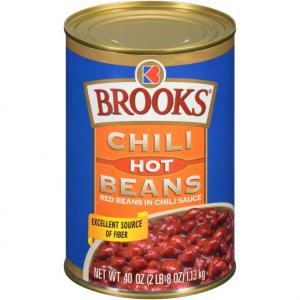 Brooks Pinnacle Dry Retail Hot Chili Beans 40 oz (PACK OF 12)