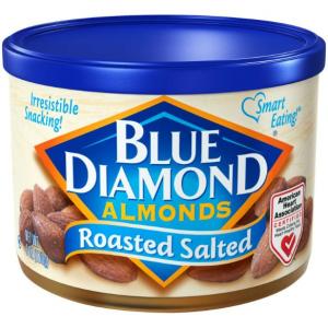 Blue Diamond Almonds Roasted Salted Almonds 6oz (PACK OF 12)