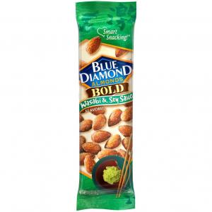 Blue Diamond Almonds Wasabi Soy Bold Almonds 1.5oz (CASE OF 12 OF 12 PACK)