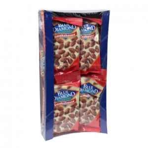 Blue Diamond Smokehouse Almonds 4oz (CASE OF 6 OF 12 PACK)