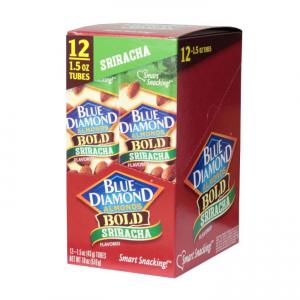 Blue Diamond Bold Sriracha Almonds 1.5oz (CASE OF 12 OF 12 PACK)