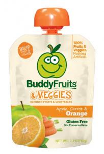 (Price/Case)Buddy Fruits 2812154 Veggies-18 X 1 Case-Carrot & Or