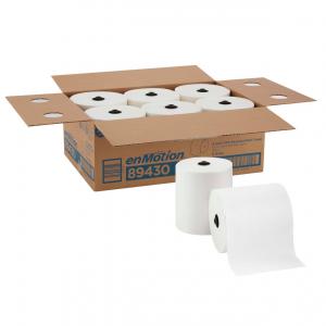 Georgia Pacific Enmotion 8" Touchless White 700 Feet Roll Paper Towel 6 count (PACK OF 1)