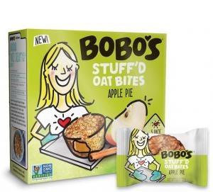 Bobo's Oat Bites Original Grain Rolled Oat Snack Apple Pie Chips 1.3 oz 5 count (PACK OF 6)