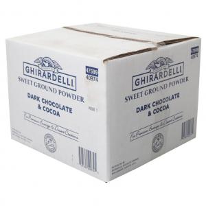 Ghirardelli Sweet Ground Powder Dark 25lbs (PACK OF 1)