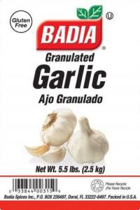 Badia Granulated Garlic 5.5lbs (PACK OF 4)