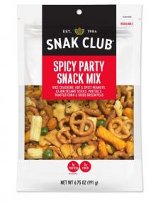 Snak Club 1721464 Century Snacks Spicy Party Mix (6.75 OZ, 6 Per Case)