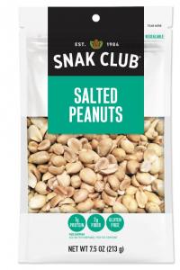 Snak Club 1721146 Century Snacks Premium Pack Salted Peanuts (7.5 OZ, 6/Case)