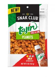 Snak Club 1721640 Tajin Classico Chili & Lime Peanuts (5 OZ, 6 Per Case)
