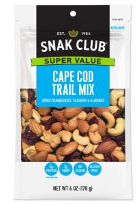Century Snacks Snak Club Super Value Cape Cod Trail Mix (3.5 OZ, 6 Per Case)