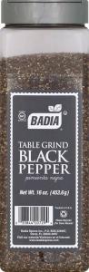 Badia Pepper Black Table Grind Rollermill 16oz (PACK OF 6)