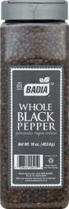 Badia Pepper Black Whole 16oz (PACK OF 6)