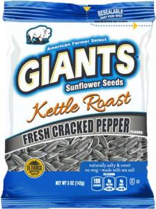 Giant Snack 24500 Giants Kettle Fresh Cracked Pepper (5 OZ, 12 Per Case)